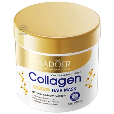 Maska do włosów 500ml collagen Sadoer