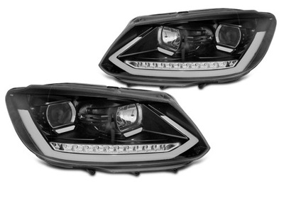 ФОНАРІ VW TOURAN II 10-15 BLACK TUBE ДХВ DTS LED (СВІТЛОДІОД)