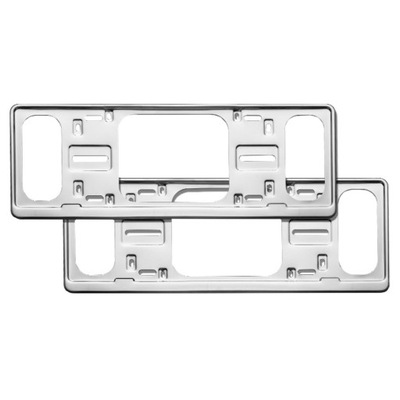 2 PIEZAS CUADROS PARA TABLIC REJESTRACYJNYCH CON ACERO ACERO INOXIDABLE  