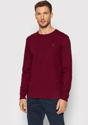 Polo Ralph Lauren Longsleeve Bordowy Slim Fit