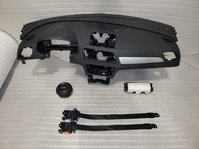 Подушка безпеки audi q3 8u панель приладів приладова консоль подушки безпеки ремені комплект оригінал фото №1