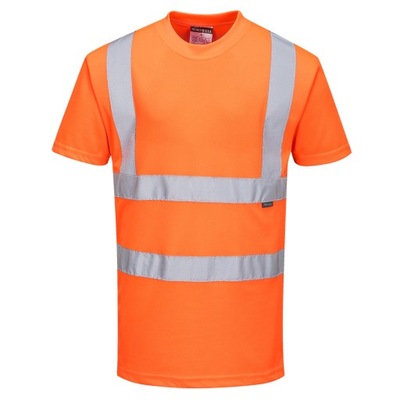 T-shirt ostrzegawczy RIS PORTWEST Pomarańcz 2XL