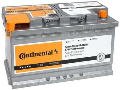 АККУМУЛЯТОР CONTINENTAL 2800012040280 12V 80AH 800A