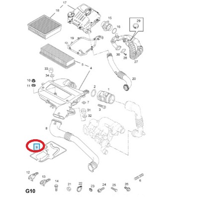 Дефлектор wody фільтр повітря opel vivaro a фото №1
