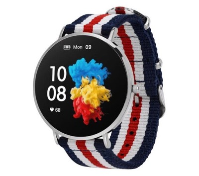 Smartwatch Garett Verona 50mm Srebrny marina AMOLED Bluetooth 5.1