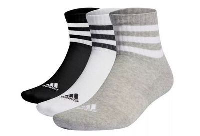 Skarpety adidas 3-Stripes Cushioned Sportswear Mid