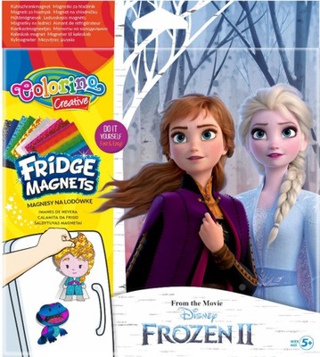 MAGNESY NA LODÓWKĘ DISNEY FROZEN KRAINA LODU