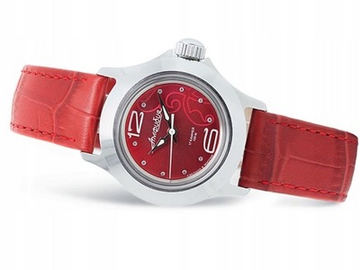 DAMSKI ZEGAREK MECHANICZNY VOSTOK AMFIBIA RED