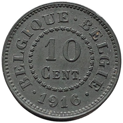88677. Belgia - 10 centymów - 1916r.