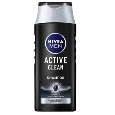 NIVEA szampon 400ml MEN active clean