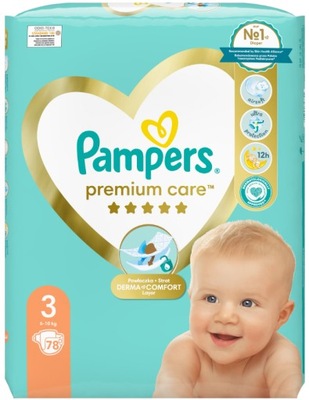 PIELUCHY PAMPERS PREMIUM CARE 3 78szt JUMBO PACK