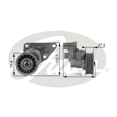 ROLLO TENSOR /GATES/ T38158 GATES TENSOR  