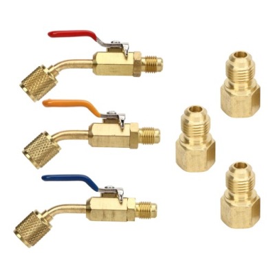 6PCS COMPACT BALL COMPACT COMPACT BALL VALVE VERS R410A R134A R12 R22 BJ 