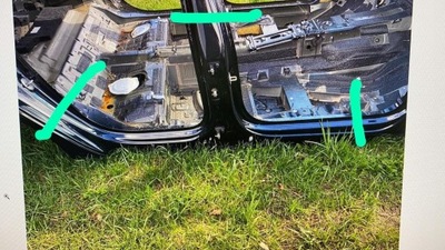 Audi a8 d4 4h0 чверть поріг правий блок двигуна ly9w фото №1