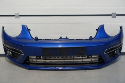 Vw beetle 5c r-line 2011-15 бампер перед передній kompletny решітка спойлер фото №1