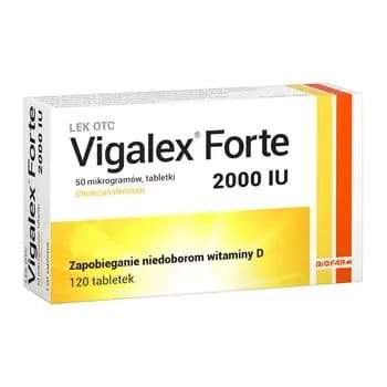 Vigalex Forte witamina D 2000 IU 120 tabletek