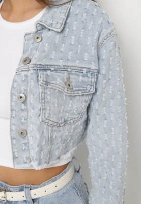 Born2Be Jasnoniebieska Kurtka damska L Jeansowe