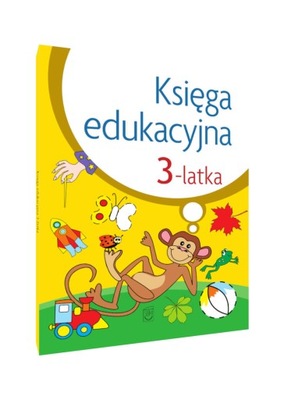 KSIĘGA EDUKACYJNA 3-latka PONAD 80 NAKLEJEK SBM