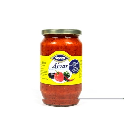 AJVAR AJWAR PAPRYKOWY ŁAGODNY PASTA 680G SOFKO