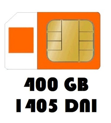 Internet na kartę 400GB Orange Free 1405 dni LTE