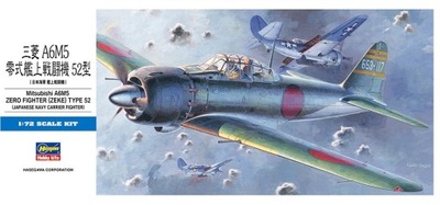 Hasegawa D22 1/72 Mitsubishi A6M5 Zero Fighter (Zeke) Type 52