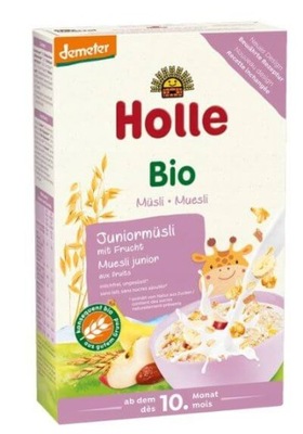 Holle Bio Kaszka Junior Musli z Owocami 10m+