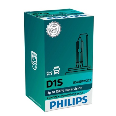 KSENONAS PHILIPS D1S X-TREMEVISION KARTONIK 1 VIENETAS 