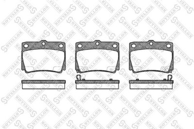 PADS BRAKE MITSUBISHI PAJERO SPORT I 02 REAR  