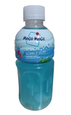 MOGU MOGU BUBBLE GUM Z NATA DE COCO 320ML Napój o smaku gumy balonowej
