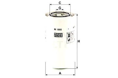 MANN-FILTER ФИЛЬТР ТОПЛИВА KUBOTA CARRARO TTR 9800