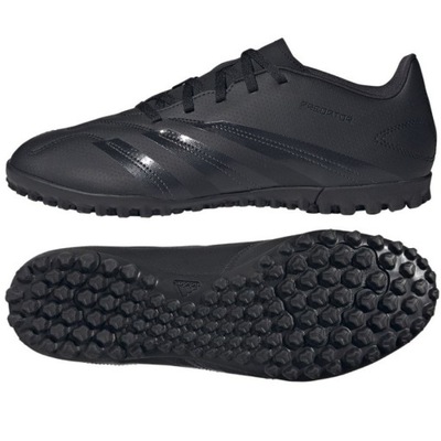 Czarne Syntetyk Buty Sport Turfy Adidas r.43 1/3