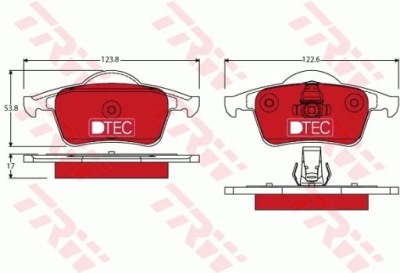 Ham.klocki /t/volvo s60,s80,v70 98- фото №1