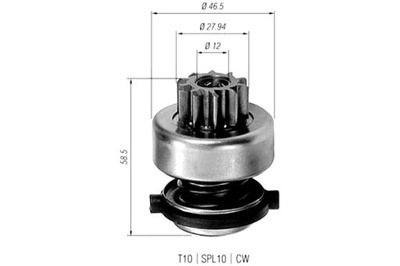 MAGNETI MARELLI BENDIKS ARRANCADOR MERCEDES 124 W124 E T-MODEL S210  