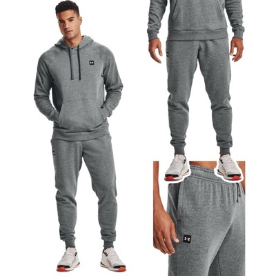 Spodnie dresowe bawełniane męskie Under Armour Jogger 1357128 r. XL