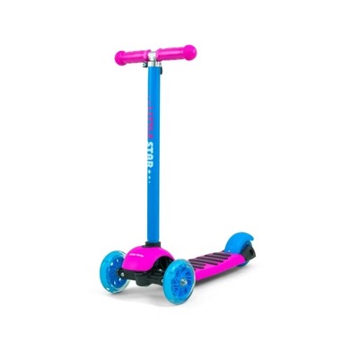 MILLY MALLY Hulajnoga SCOOTER Little Star Pink-Blue