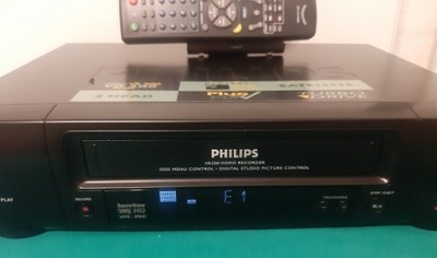 Magnetowid VHS PHILIPS z pilotem gwarancja
