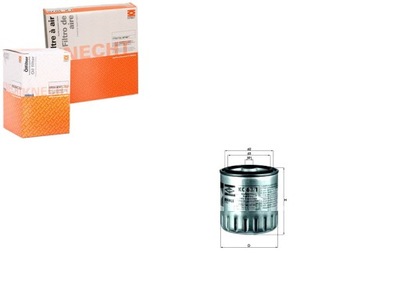 Фильтр топлива mercedes w124.sprinter 208d-412d knec фото №1