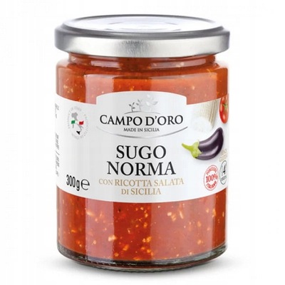 Campo dOro Sugo Norma Ricotta włoski sos pomidorowy z bakłażanem 300g