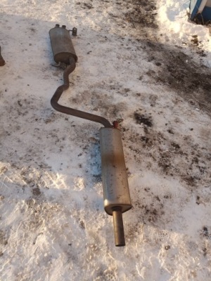 Volkswagen jetta 7 vii америка выхлоп гаситель труба выхлопная фото №1