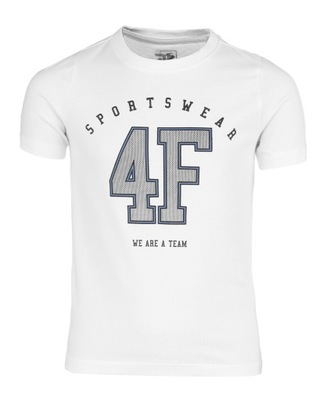 4F koszulka t-shirt dziecięca sportowa roz.140