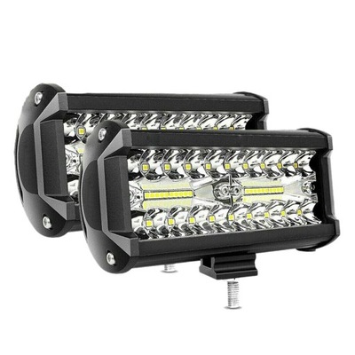 LED (СВІТЛОДІОД) 120W ПРОЖЕКТОР ФАРА РОБОЧА 12V 24V JEDNA ПАРА