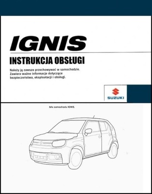 SUZUKI IGNIS POLSKA MANUAL MANTENIMIENTO 2017-  