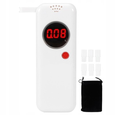 PRECYZYJNY BREATHALYZER PRECYZYJNY WHITE 6 USTNIKI  