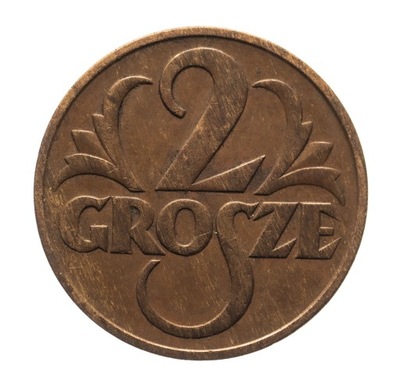 2 grosze 1938, Warszawa. st.3+