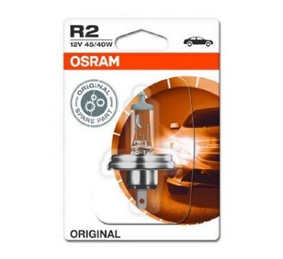 OSRAM ЛАМПОЧКА R2 12V/45/40W P45T-41 1 ШТУКА (КЛАПАН) ORIGINAL 12V BLISTER 1 ШТУКА