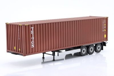 Naczepa Kontener 40Ft Trailer Remorque Porte Container 2021 Solido 1:24