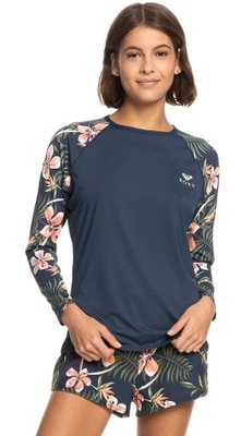 T-shirt Roxy Lycra Printed LS - BSP6/Mood Indigo