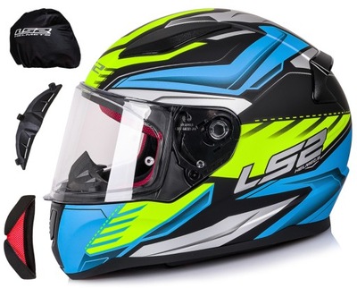 ZAMKNIĘTY KASK MOTOCYKLOWY LS2 FF353 RAPID GALE L