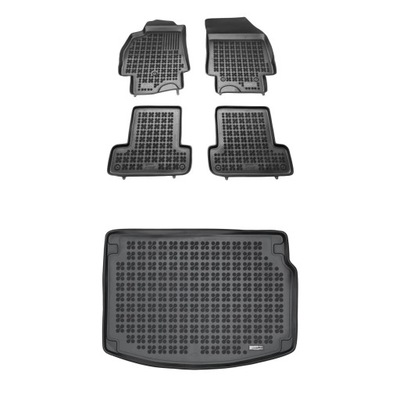 RUBBER SET MATS I MAT RENAULT MEGANE III 2008-2016 HATCHBACK  