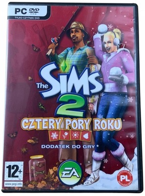 THE SIMS 2 CZTERY PORY ROKU dysk db+ komplet PL PC